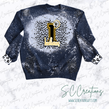 Load image into Gallery viewer, &quot;Indians Distressed/Leopard&quot;-Sweatshirt
