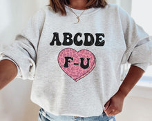 Load image into Gallery viewer, &quot;ABCDE FU&quot;-Sweatshirt
