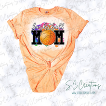 Load image into Gallery viewer, &quot;Tie Dye-Basketball Mom&quot;- Short Sleeve T-Shirt
