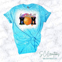 Load image into Gallery viewer, &quot;Tie Dye-Basketball Mom&quot;- Short Sleeve T-Shirt
