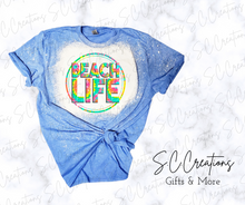 Load image into Gallery viewer, &quot;Beach Life/Tie Dye &quot;-Short Sleeve Adult/Youth T-Shirt
