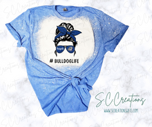 Load image into Gallery viewer, &quot;Messy Bun/ Portageville Bulldog&quot;-Short Sleeve Adult/Youth T-Shirt
