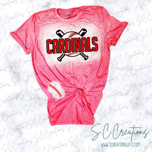 Load image into Gallery viewer, &quot;Cardinals Baseball-Stiches&quot;- Short Sleeve T-Shirt
