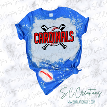 Load image into Gallery viewer, &quot;Cardinals Baseball-Stiches&quot;- Short Sleeve T-Shirt
