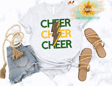 Load image into Gallery viewer, &quot;CHEER-Custom  bolt &quot;-Short Sleeve Adult/Youth T-Shirt
