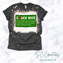 Load image into Gallery viewer, &quot;Coaches Wife &quot;- Short Sleeve Adult T-Shirt
