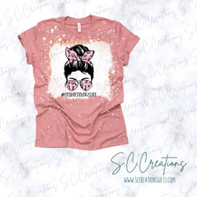 Load image into Gallery viewer, &quot;Messy Bun /#Cosmetology Life&quot;-Short Sleeve T-Shirt
