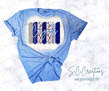 Load image into Gallery viewer, &quot;Cougars-Brushstroke/Baseball&quot;-Short Sleeve Adult/Youth T-Shirt
