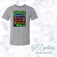 Load image into Gallery viewer, &quot;DADDY/TMNT&quot;- Short Sleeve Adult T-Shirt
