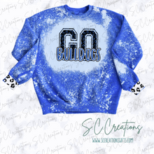 Load image into Gallery viewer, &quot;GO BULLDOGS/Leopard-ROYAL&quot;-Sweatshirt
