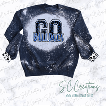 Load image into Gallery viewer, &quot;GO BULLDOGS/Leopard-ROYAL&quot;-Sweatshirt
