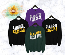 Load image into Gallery viewer, &quot;School Mascot-Groovy Font&quot;-Sweatshirt/Tshirt
