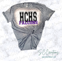 Load image into Gallery viewer, HCHS-Falcons&quot;-Short Sleeve Adult/Youth T-Shirt
