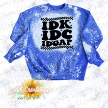 Load image into Gallery viewer, &quot;IDK, IDC, &amp; IDGAF&quot;-Adult Sweatshirt
