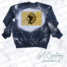 Load image into Gallery viewer, &quot;Indians GOLD stacked&quot;-Sweatshirt
