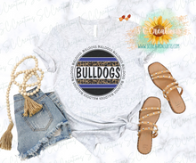 Load image into Gallery viewer, &quot;BULLDOGS-ROYAL-Leopard Spirit&quot;-Short Sleeve Adult/Youth T-Shirt
