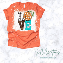 Load image into Gallery viewer, &quot;Love Leopard/Pumpkin &quot;- Short Sleeve Adult/Youth T-Shirt
