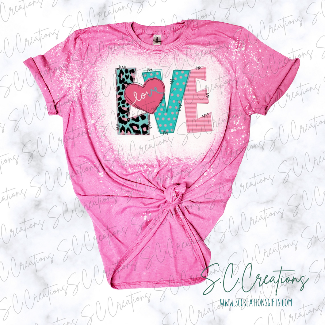 LOVE Valentines Day- Short Sleeve Adult/'Youth T-Shirt