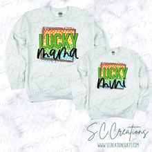 Load image into Gallery viewer, &quot;LUCKY MAMA/MINI-Rainbow&quot;-Sweatshirt/Tshirt
