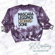 Load image into Gallery viewer, &quot;Mascara, Leggings, Leopard, Done&quot;- Adult Sweatshirt
