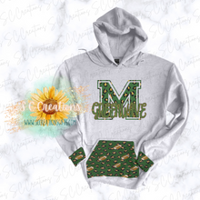 Load image into Gallery viewer, &quot;M-Green Wave Football&quot;-Custom Hoodie
