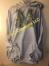 Load image into Gallery viewer, &quot;M-GREENWAVE/Gold Leopard Cuffs&quot;-Hoodie
