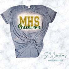 Load image into Gallery viewer, &quot;MHS-Greenwave&quot;-Short Sleeve Adult/Youth T-Shirt
