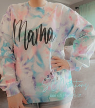 Load image into Gallery viewer, &quot;Mama/Mini&quot;- Tie Dye Leopard Sweatshirt
