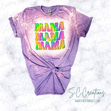 Load image into Gallery viewer, &quot;Mama Retro Tiedye&quot;-Short Sleeve T-Shirt
