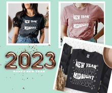 Load image into Gallery viewer, &quot;New Years Wishes &amp; Midnight Kisses&quot;- Adult Sweatshirt
