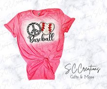 Load image into Gallery viewer, &quot;Peace Love Baseball&quot;- Short Sleeve Adult/Youth T-Shirt
