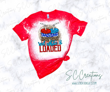 Load image into Gallery viewer, &quot;Red, White &amp; Loaded&quot;-Short Sleeve Adult/Youth T-Shirt
