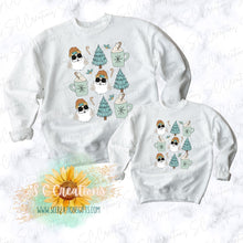 Load image into Gallery viewer, &quot;Santa Claus/Coco Doodle &quot;- Adult/Youth Sweatshirt
