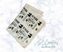 Load image into Gallery viewer, Personalized &quot;Woodland&quot; Baby Blanket
