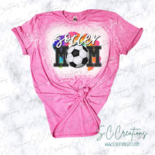 Load image into Gallery viewer, &quot;Tie Dye-Soccer Mom&quot;- Short Sleeve T-Shirt
