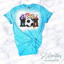 Load image into Gallery viewer, &quot;Tie Dye-Soccer Mom&quot;- Short Sleeve T-Shirt
