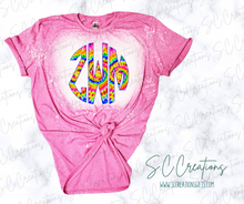 Load image into Gallery viewer, &quot;Tie Dye/Monogram&quot;- Short Sleeve Adult/Youth T-Shirt
