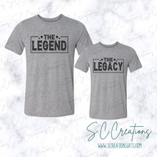 Load image into Gallery viewer, &quot;The Legend/The Legacy&quot;- Short Sleeve Adult/Youth T-Shirt
