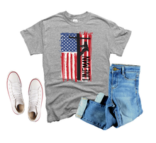 Load image into Gallery viewer, &quot;USA/Lineman&quot;- Adult Short Sleeve T-Shirt
