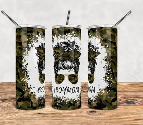 Boy Mom 20 Oz Sublimation Tumbler