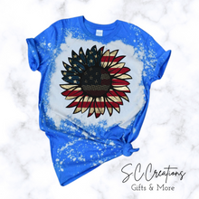 Load image into Gallery viewer, &quot;Patriotic Sunflower&quot;-Short Sleeve Adult/Youth T-Shirt
