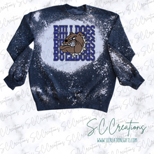 Load image into Gallery viewer, &quot;Bulldogs BLUE stacked&quot;-Sweatshirt
