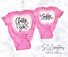 Load image into Gallery viewer, &quot;Classy with a side of&quot; / &quot;Sassy&quot;-Adult/Youth Short Sleeve T-Shirt
