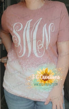 Load image into Gallery viewer, &quot;Fall  Bleached Monogram&quot;- Short Sleeve  T-Shirt
