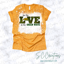 Load image into Gallery viewer, &quot;For the LOVE of the Greenwave&quot;-Short Sleeve Adult/Youth T-Shirt
