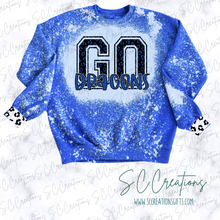 Load image into Gallery viewer, &quot;GO DRAGONS/Leopard-ROYAL&quot;-Sweatshirt
