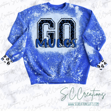 Load image into Gallery viewer, &quot;GO MULES/Leopard-ROYAL&quot;-Sweatshirt
