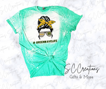 Load image into Gallery viewer, &quot;Malden Greenwave/Messy Bun&quot;-Short Sleeve Adult/Youth T-Shirt
