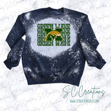 Load image into Gallery viewer, &quot;Greenwave stacked&quot;-Sweatshirt
