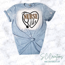 Load image into Gallery viewer, &quot;Nurse life/Leop Heart &quot;- Short Sleeve T-Shirt
